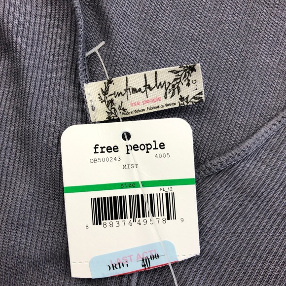 NWT Intimately Free People V-Back Long Sleeve Top - Picture 4 of 5